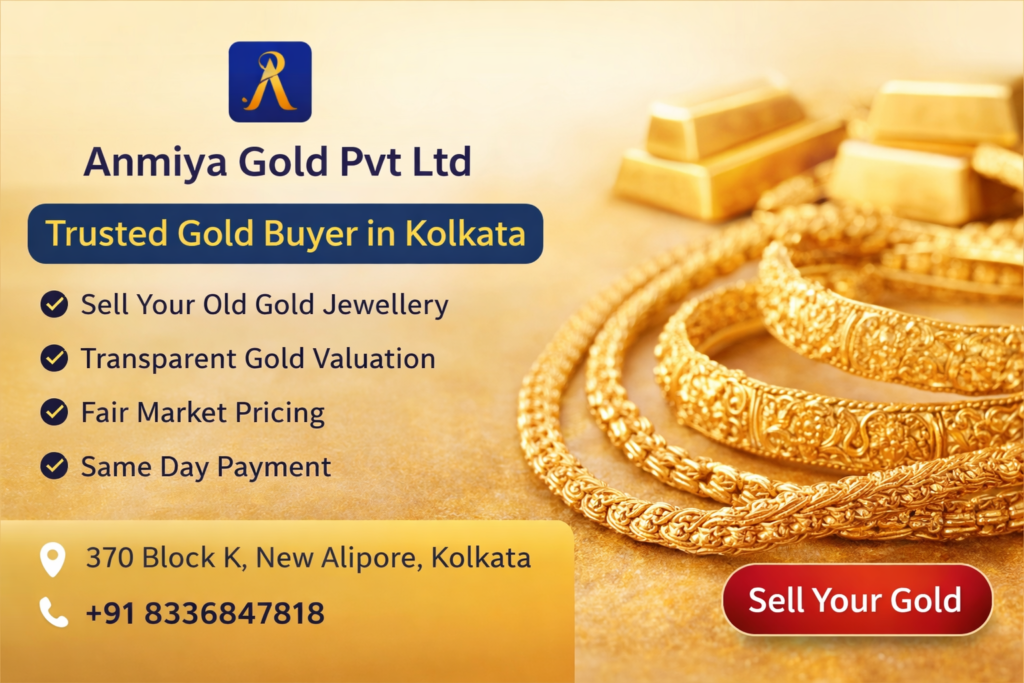 Gold buyer in Kolkata – sell old gold jewellery at best price Anmiya Gold Pvt Ltd